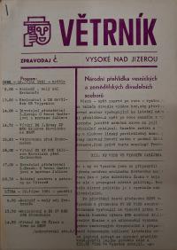Hradec Králové, Krajské kulturní středisko, Impuls, Vysoké nad Jizerou, NP Krakonošův divadelní podzim, 1981