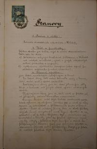 Hořice, JDO, Stanovy spolku, 1888