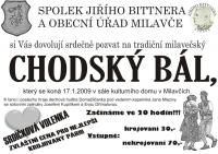 Milavče, Spolek Jiřího Bittnera, Chodský bál – plakát, 2009