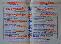 Sezemice, Spolek divadelních ochotníků, plakáty