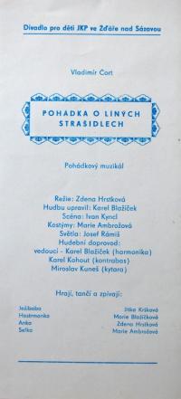 Žďár nad Sázavou, JKP, Pohádka o líných strašidlech - program, 1979