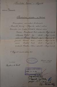 Chyjice, Čtenářská beseda, volba funkcionářů, 1934