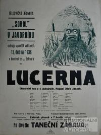 Javorník, Sokol, Lucerna - plakát, 1936