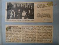 Nový Bydžov, Jirásek, Novinové výsřižky