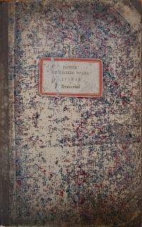 Drahoraz, Zvonař, Zápisník