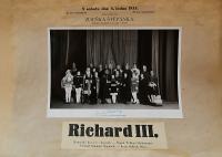 Hradec Králové, Klicpera, Fotoalbum, Fota z představení, 1912 - 1942