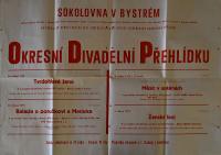 Bystré, OP divadelních souborů - plakát, 1979