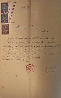 Bradlo, Sokol, Kolotoč, 1922