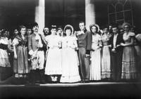 Blatná, Západočeské tiskárny DrO, Perly panny Serafinky, opereta, 1955