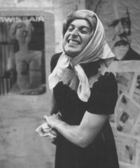 J. Vondruška v roli Outěchové, 1974,