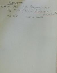 Třebíč, Horácký okrsek, přehled činnosti souborů, Kamenná, 1947