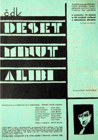 Ukrajina, Užhorod, Český dramatický klub, Deset minut alibi - plakát, s. a.