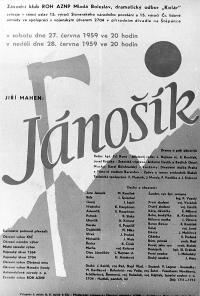 Mladá Boleslav, Kolár - plakáty 1951-1961, Jánošík, 1959