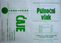 Ždírec nad Doubravou, ČSM, Půlnoční vlak - plakát, 1966
