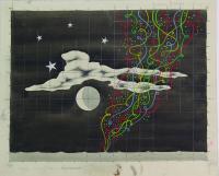 Praha, Národní divadlo, návrh opony, Signorina Gioventú, František Muzika, 1937