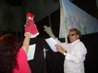 Teplice, Maňáskové divadlo, Jan Liška hraje vlka v Červené karkulce