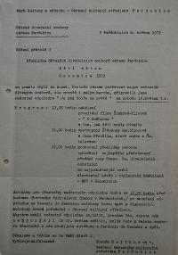 Pardubice, Svaz českých divadelních ochotníků Pardubice, Okresní výbor, Zápisy z jednání, 1971 - 1989