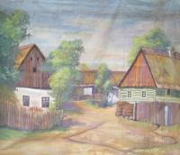 Slatina nad Úpou, Havlíček, prospekt vesnice, autor neznámý, 193x, maj. Ferdinand Falta