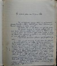 Pardubice, Studentské divadelní sdružení, Kniha zápisů, 1918 - 1920