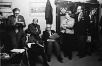 KDP Vysoké nad Jizerou - zleva Vlast. Ondráček - D. Cimická - Zd. Kokta – M. Honsa - Klimentová - Kliment- Hartl, 1976