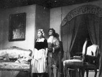 Černovice, Osvětová beseda, Zdravý nemocný, 1952