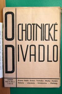 Praha, Tylova obec ochotnická, Ochotnické divadlo, 1932