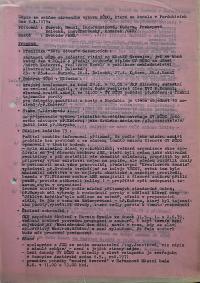 Pardubice, Svaz českých divadelních ochotníků Pardubice, Okresní výbor, Zápisy z jednání, 1971 - 1989