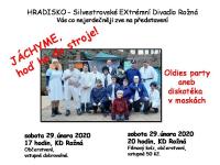 Rožná, Silvestrovské EXtrémní Divadlo Rožná, Jáchyme, hoď ho do stroje - plakát, 2020
