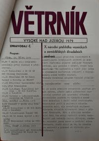 Hradec Králové, Krajské kulturní středisko, Impuls, Vysoké nad Jizerou, NP Krakonošův divadelní podzim, 1979
