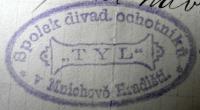 Mnichovo Hradiště, Spolek divadelních ochotníků Tyl, razítko, 189x