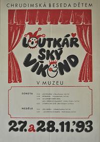 Chrudim, Loutkářský víkend - plakát, 1993