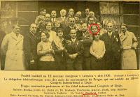 Čeští loutkáři na mezinárodním sjezdu v Lutychu, foto z Londýna, 1930