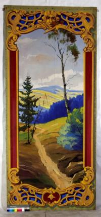 Sudslava, kulisy, č. 63. vložka do zámeckého pokoje, cestička