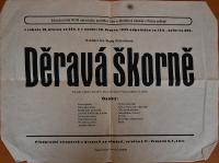 Pecka, Tiba, OB, Děravá škorně - plakát, 1955