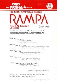 Rampa, únor 1988 - plakát