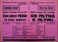 Bašnice, MNS, Od mlýna k mlýnu - plakát, 1941