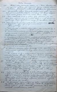 Předín, Osvěta, spolkové stanovy, 1910