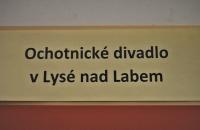 Lysá nad Labem, výstava DIVADLO JE PODIVUHODNÁ VĚC..., výstavní panel, 2018