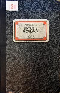 Pardubice, Okresní úřad, Rejstřík povolení, Divadla a zábavy, 1935