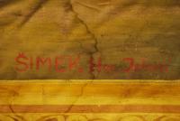 Trusnov, opona Veduta obce, detail opony, 193x