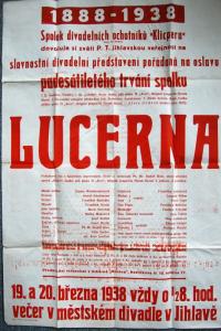 Jihlava, Klicpera, Lucerna - plakát, 1938