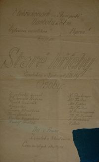 Dobřichovice, Na staré poště, Staré hříchy, s. a., plakát ,