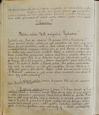 Pardubice, Studentské divadelní sdružení, Kniha zápisů, 1918 - 1920