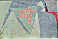 Brno, Janáčkovo divadlo, D.Chatrný, 1. verze návrhu na oponu