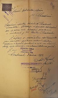 Svratouch, Orel, Zápas o nevěstu, 1922