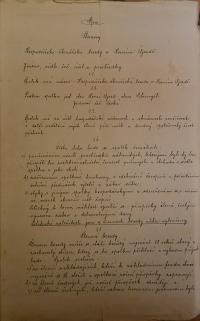 Horní Újezd, Hospodářsko-čtenářská beseda, Kniha zápisní, 1911 - 1941