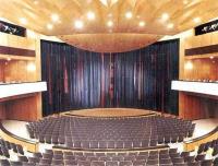 Zlín, Městské divadlo, opona, hlediště