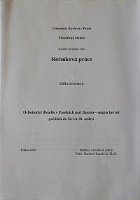 Seveldová, Eliška: Ochotnické divadlo v Pasekách nad Jizerou, 2015