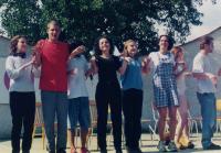 Hronov, CP Jiráskův Hronov, předváděčka semináře Stefana Kollera, 1997