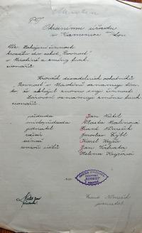 Mirotín, Rovnost, volba funkcionářů na valné hromadě, 1933